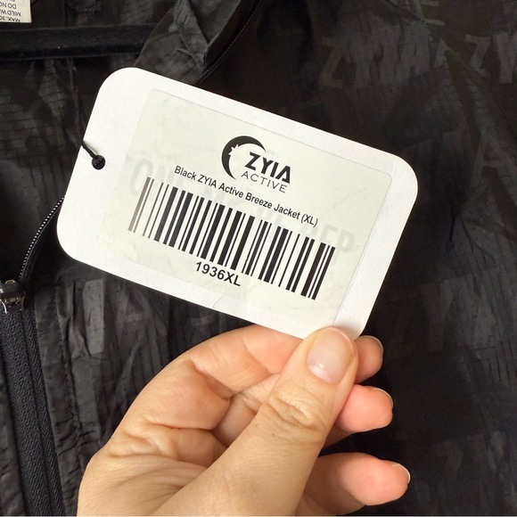 Zyia Active Breeze Jacket Women’s XL Black NWT New with Tags windbreaker - Picture 6 of 12